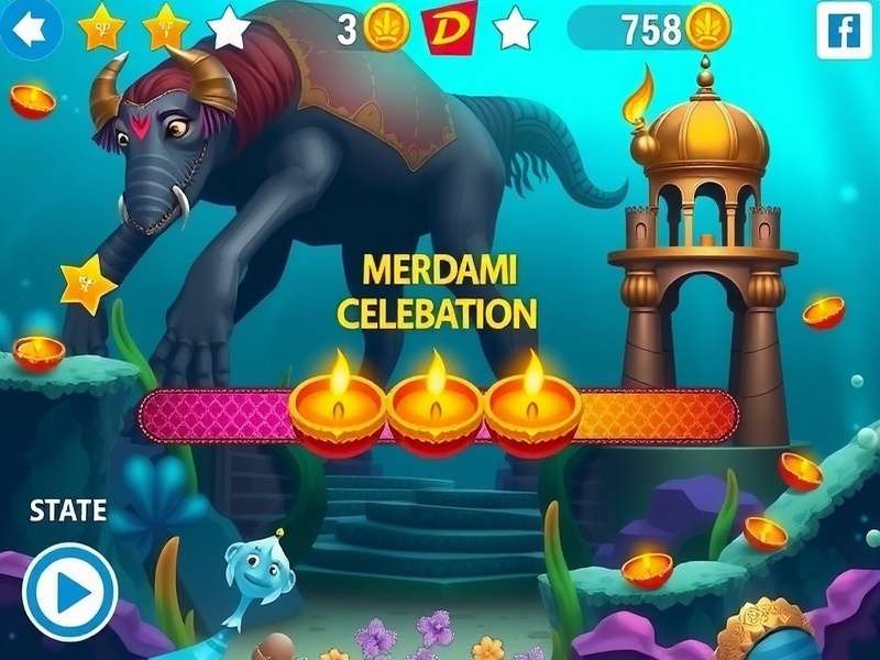 Mermaid Mayhem Diwali celebration event screenshot